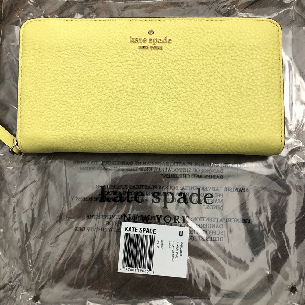 Kate Spade Cameron street wallet, limelight